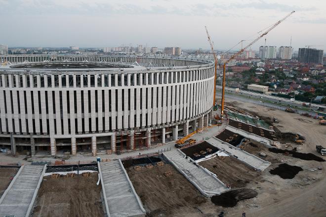Строительство нового стадиона «Краснодара»