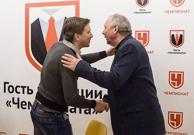 Валерий Кечинов и Олег Романцев в гостях у «Чемпионата»