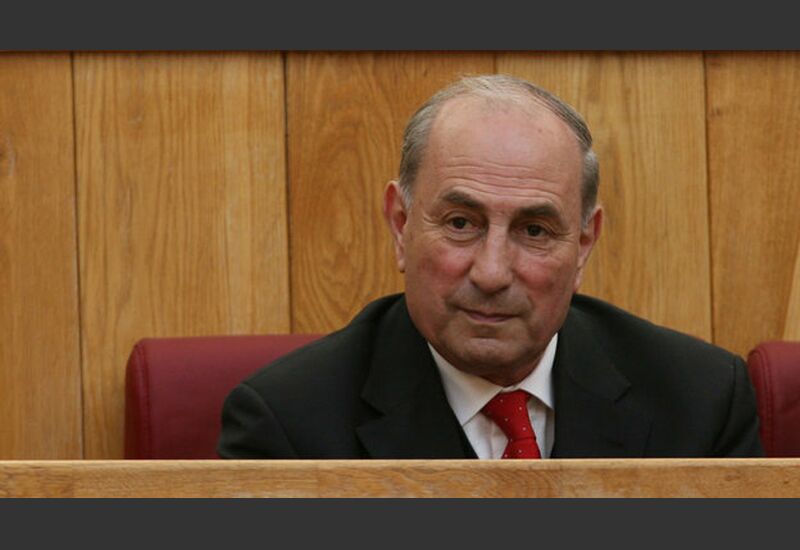 Валерий Жиляев на трибуне стадиона