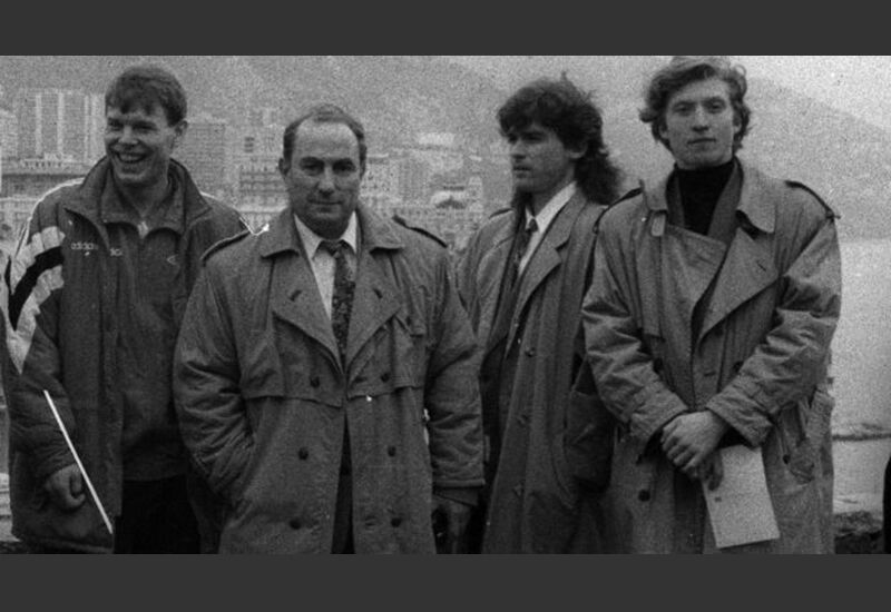 Валерий Жиляев, Дмитрий Ананко и Сергей Чудин в 1994 году