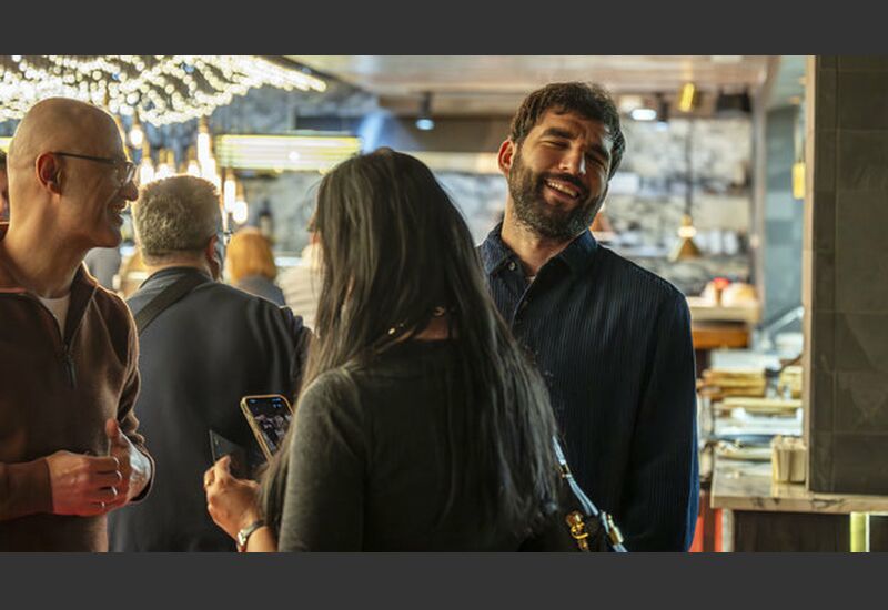 Георгий Джикия на закрытом показе фильма «Федя. Народный футболист»