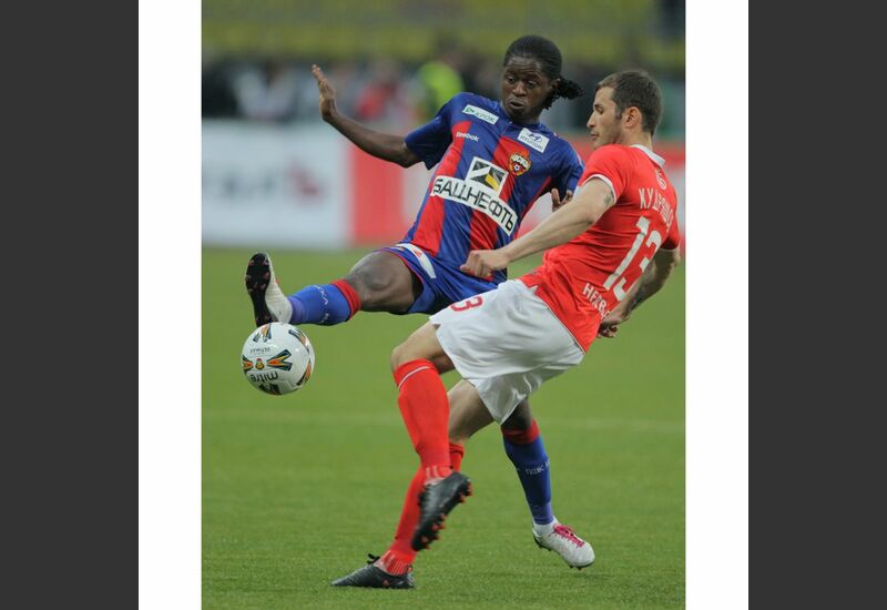 Фёдор Кудряшов (справа) в «Спартаке»