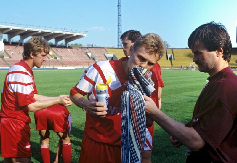 Звёзды «Спартака» — Андрей Пятницкий, Игорь Ледяхов, Валерий Карпин