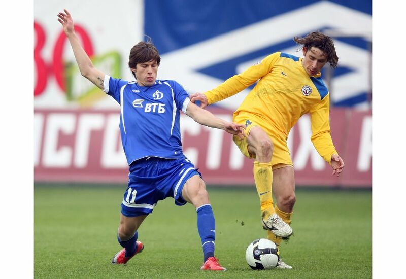 Фёдор Смолов (слева) в «Динамо»