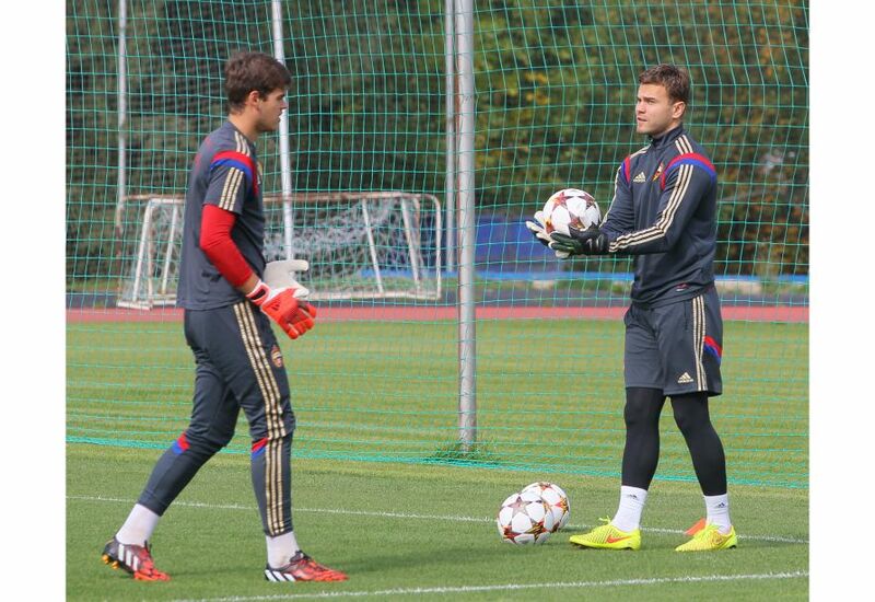 Илья Помазун и Игорь Акинфеев Илья Помазун и Игорь Акинфеев