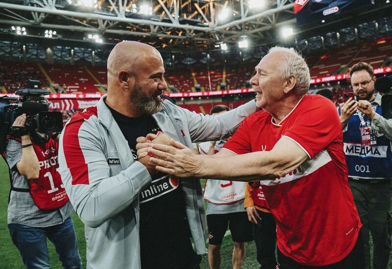 Деян Станкович и Олег Романцев