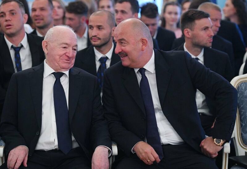 Никита Симонян и Станислав Черчесов