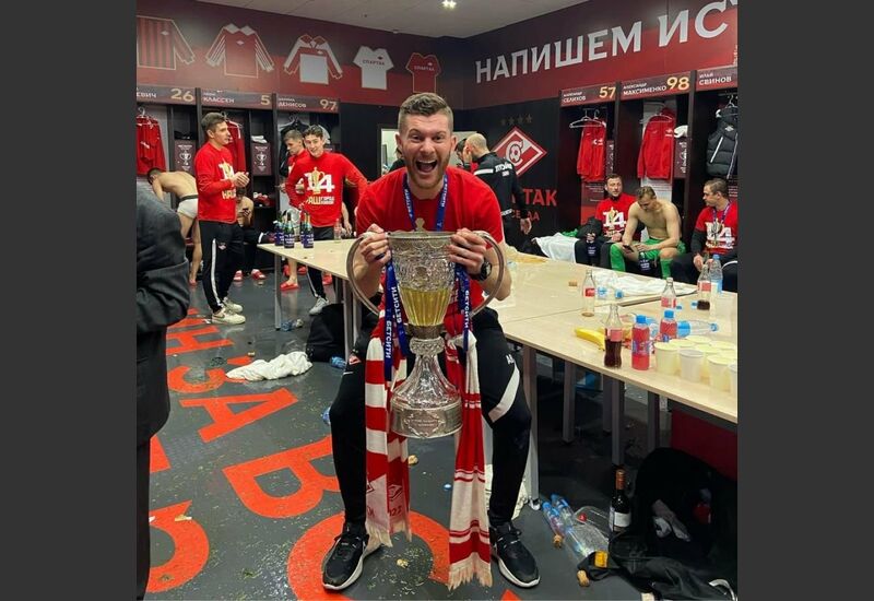Победная раздевалка «Спартака»